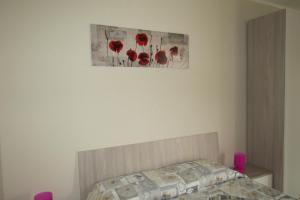 Postel nebo postele na pokoji v ubytování Cristallo Camere