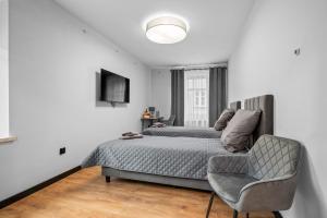 Et opholdsområde på Centrum Prime Apartments