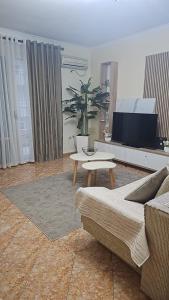 Posezení v ubytování Roxy's house