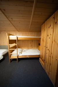 En eller flere senge i et værelse på Chata SKI Jezersko + 19 billeder