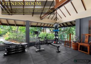 Fitness centrum a/nebo fitness zařízení v ubytování Ladylagoon Luxury Multi-Purpose Private Beachfront Villas Koh Samui