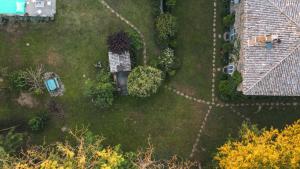 Et luftfoto af Panoramic villa with pool-COLLINABLU ROOMS + 153 billeder