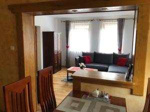 Posezení v ubytování Apartament u Zosi