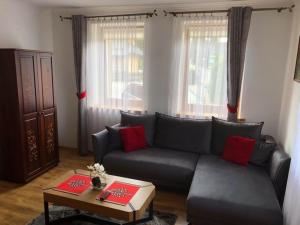Posezení v ubytování Apartament u Zosi