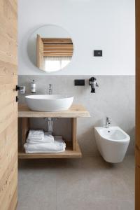 Koupelna v ubytování Fiemme in Vista