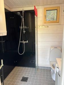 un bagno con doccia e WC di Salvos 