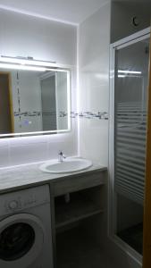 Et badeværelse på appartement charmille