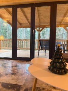 Balkón nebo terasa v ubytování W Sam Las