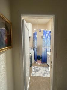 Et badeværelse på City Center Apartment Peja AG