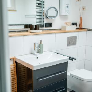 un bagno con lavandino e WC di janzweitnah a Gerolstein Altre 37 foto