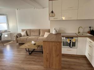 Et opholdsområde på Apartament przyjazny pod Dzikowcem