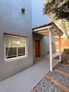 Bygningen som feriehuset ligger i