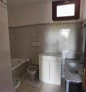 Et badeværelse på Villa Mirasole