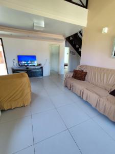 TV a/nebo společenská místnost v ubytování SOBRADO COM PISCINA