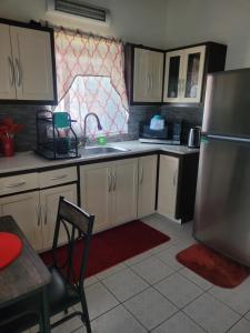 Kuchyň nebo kuchyňský kout v ubytování Silverbuttons Apartments & Eats