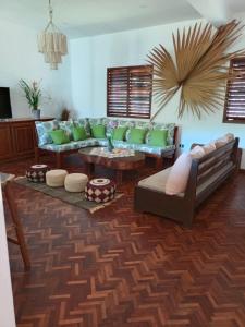 Χώρος καθιστικού στο Baobab pharme