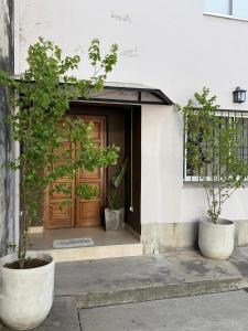 Bygningen som den private indkvartering ligger i