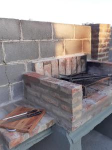 Grillfaciliteterne i feriehuset som gæsterne kan bruge