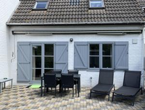 En terrasse eller udendørsområde på Zeebos 112