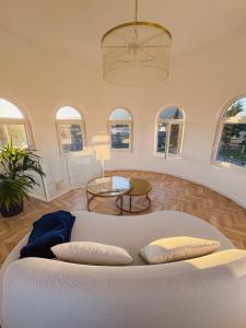 Posezení v ubytování Apartamento Casa la Rubia Jaca