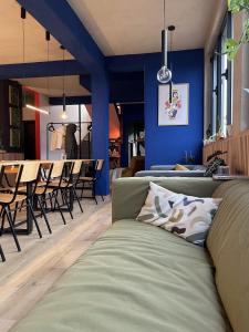 Khu vực ghế ngồi tại Montana Guesthouse Kopaonik