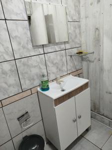 Et badeværelse på Chácara Betel