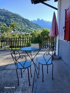 En generel udsigt til bjerge eller udsigt til bjerge taget fra lejligheden