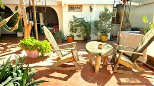 Patio nebo venkovní prostory v ubytování Republika Divanga Homestel