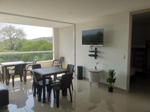 Et tv og/eller underholdning på Citadela Di Sole - Apartamento