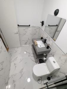 Phòng tắm tại Confort La Cuesta