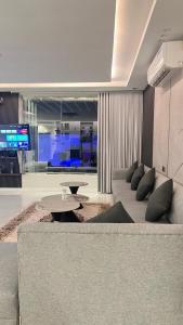 Et opholdsområde på شاليه الشوق بالشقيق