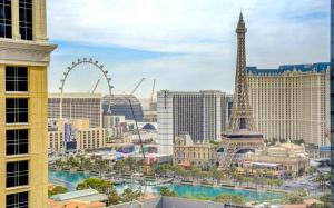 Udsigt til Las Vegas eller udsigt til byen taget fra feriehuset