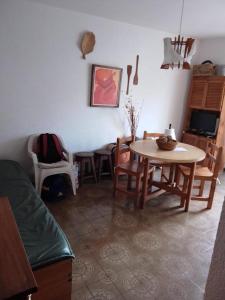 Et tv og/eller underholdning på Departamento amueblado en pleno centro San Bernardo