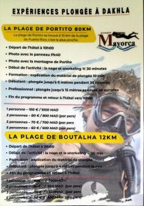 ein Flyer für ein Rodeo mit einem Pferd darauf in der Unterkunft HOTEL 7DAYS DAkHLA in Ad-Dakhla