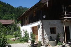 Bygningen som feriehuset ligger i