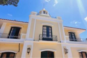 Bygningen som lejlighedshotellet ligger i