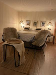 Postel nebo postele na pokoji v ubytování Uva Dulce B&B