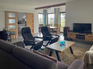 TV a/nebo společenská místnost v ubytování Veronica