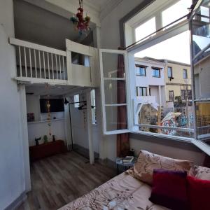 En balkon eller terrasse på Don POncho