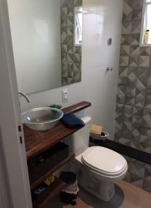 Koupelna v ubytování Casa Praia - Caraguatatuba e São Sebastião + 7 fotografií