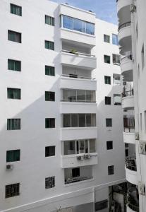 Bygningen som lejligheden ligger i