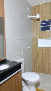 Et badeværelse på Casa Mar