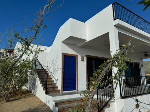 Bygningen som feriehuset ligger i