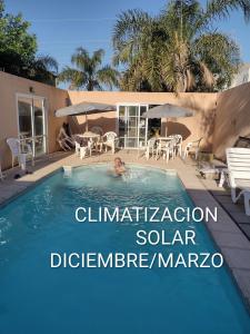 Bazén v ubytování Sol de Belen nebo v jeho okolí