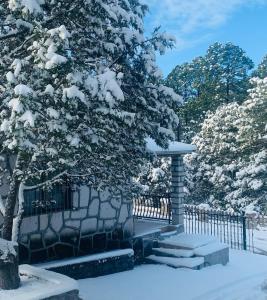 Cabañas las Gemelas om vinteren