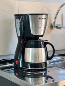 Kaffe- og tefaciliteter på Fica Aki - Hospedagem Alta Floresta