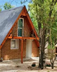 Bygningen som feriehuset ligger i