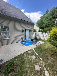 Bygningen som feriehuset ligger i