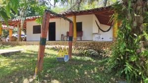 En have udenfor Villa Laura