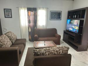 TV a/nebo společenská místnost v ubytování Alquiler de temporada
